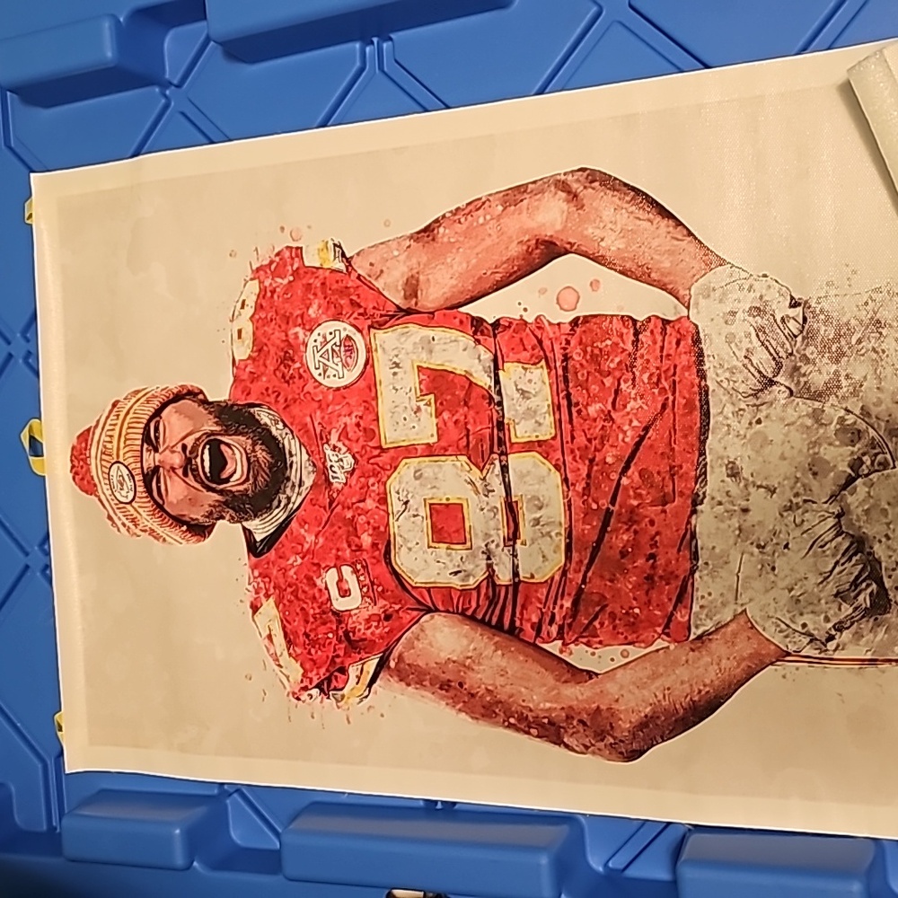 Travis Kelce canvas poster